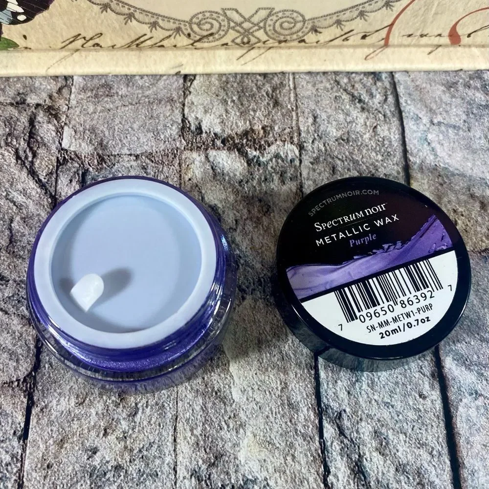 Spectrum Noir Metallic Purple Wax Water Based Gilding Wax 0.7oz 20ml NWT